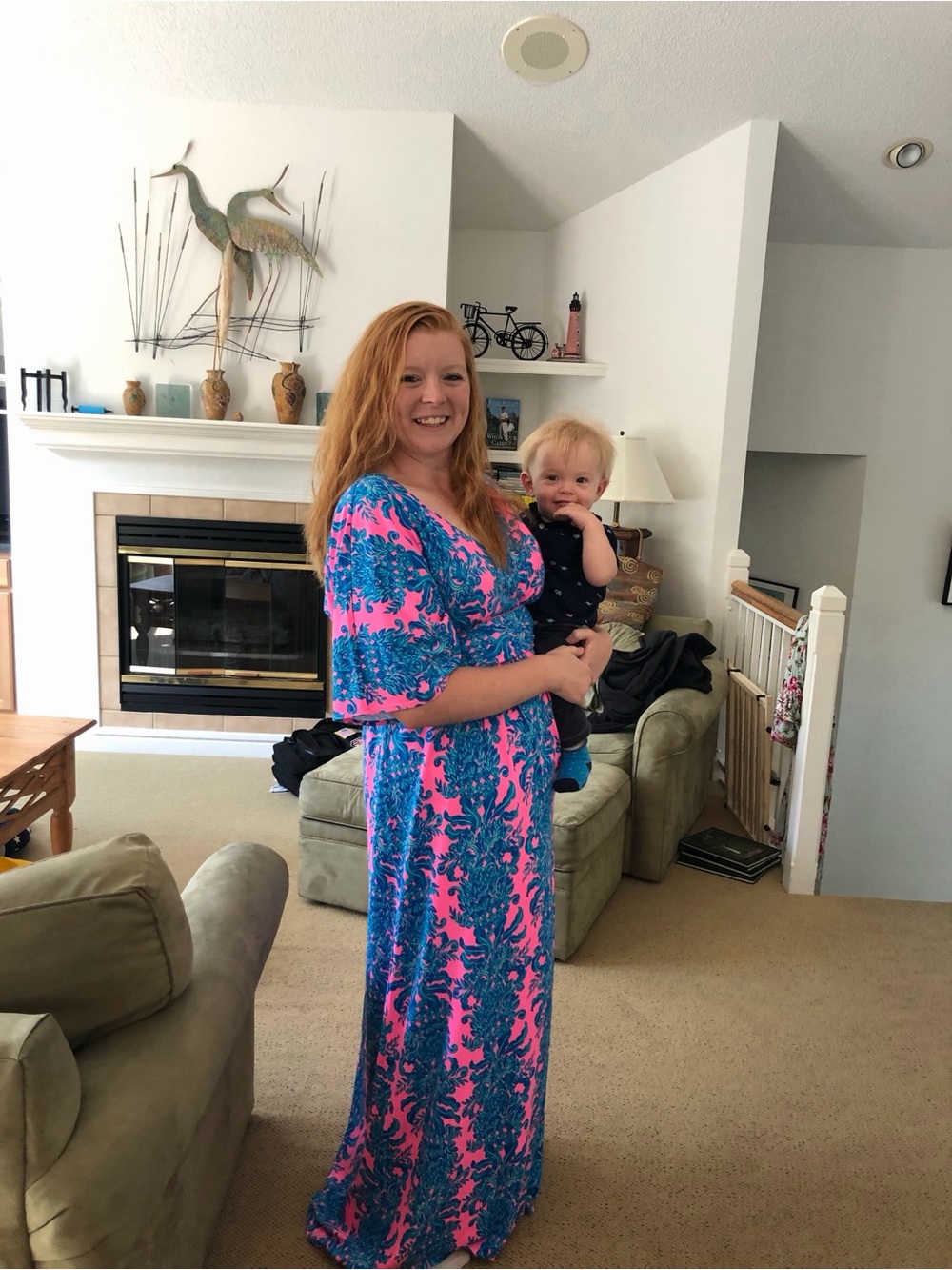 Lilly Pulitzer Maxi Parigi Dress: Prosecco Pink Dilly Dally